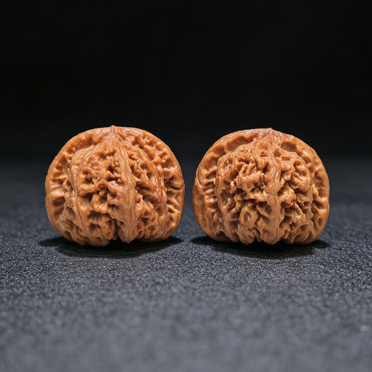 "Large Thick Rib" Dacujin Wenwan Walnüsse Paar | 48.0mm x 47.0mm | DCJ-1551C