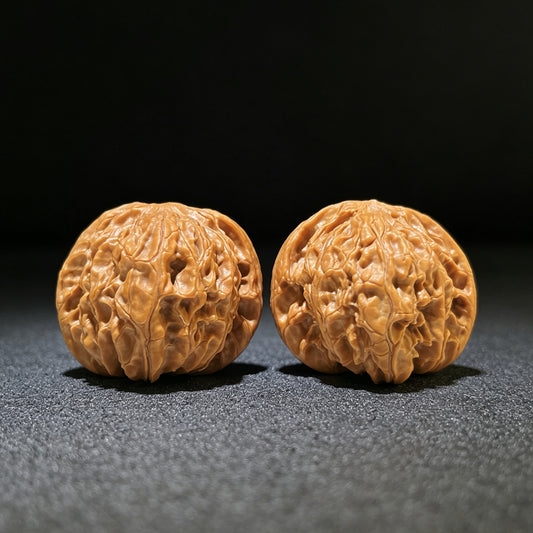 "Mühlstein" Mopan Wenwan Walnüsse (Paar) | 41.0mm x 40.0mm | Artikelnummer: MP-1112