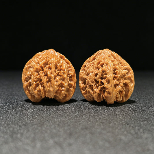 Man Tian Xing (Sky Full of Stars) Scholar Walnuts Pair | 38.0mm x 34.0mm | Stock ID: MTX-1104