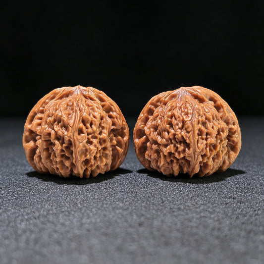 The "Nanjiangstone Concave Base" Perfectly Symmetrical Heirloom Pair | 43.0mm x 41.0mm | NJS-1010