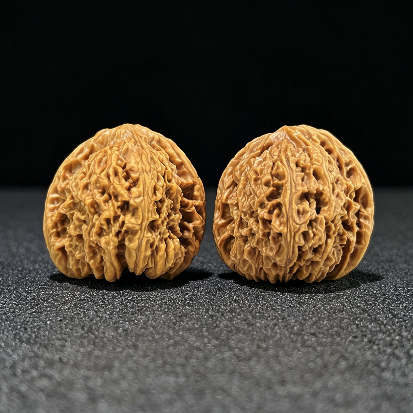 The "Three-Ribbed Mercedes" Nanjiangshi (NJS) Triangular Stance Pair | 40.0mm x 38.0mm | NJS-1007