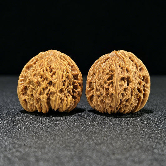 The "Three-Ribbed Mercedes" Nanjiangshi (NJS) Triangular Stance Pair | 40.0mm x 38.0mm | NJS-1007