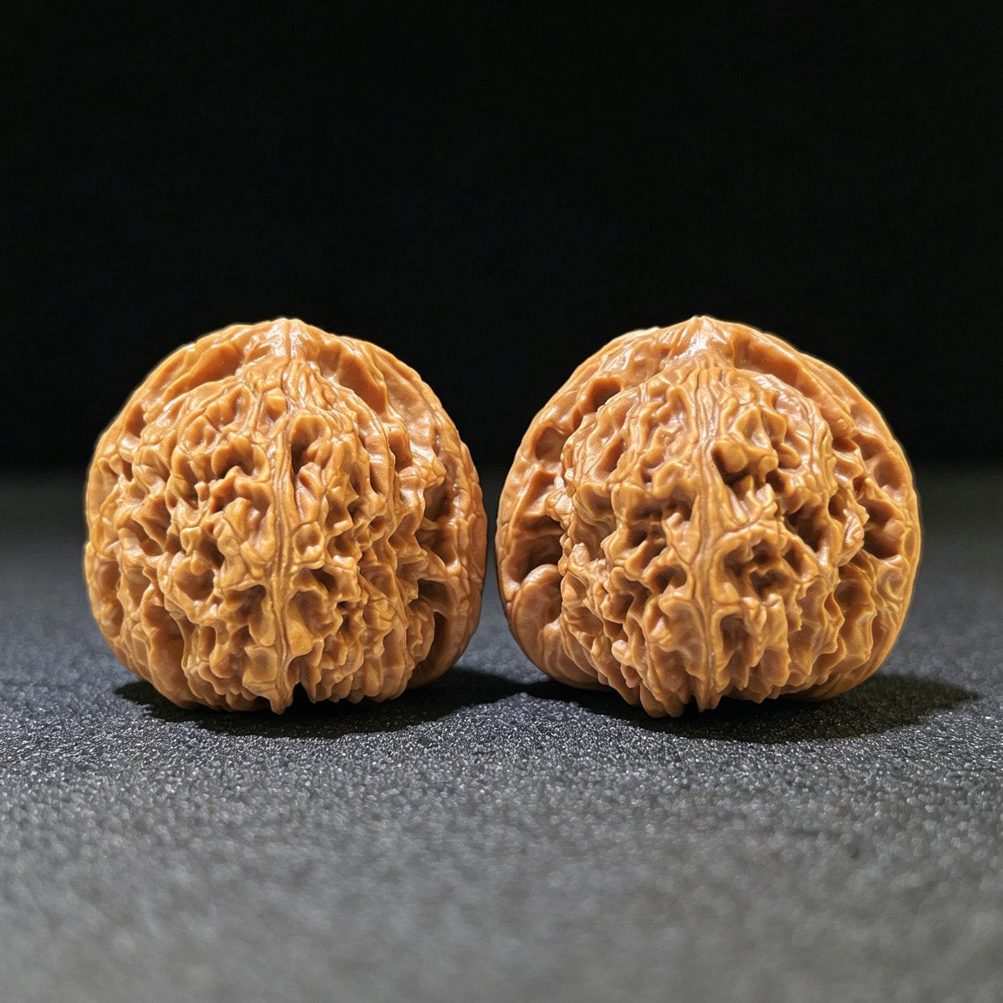 The "Spherical Round" Nanjiangstone Masterpiece Pair | 43.0mm x 43.0mm | NJS-1201C