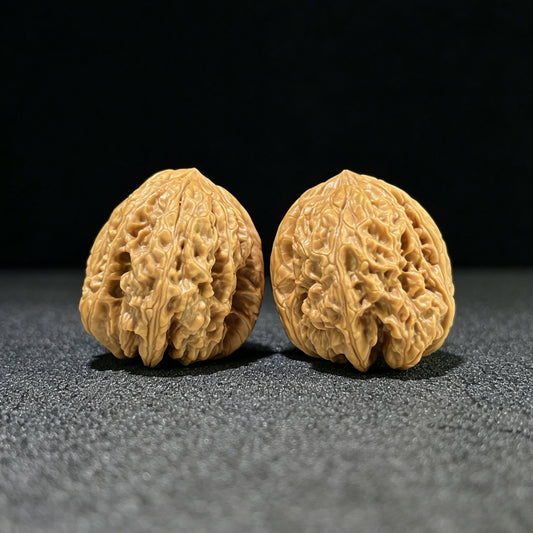 The "Blizzard" (Bao Xue) Deep-Bellied Hand-Stimulator Pair | 39.0mm x 41.0mm | BX-903
