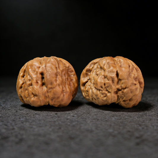 The "Toad Head" (Ha Ma Tou) Pair | Collector Grade | 43.0mm x 42.0mm | HMT-401C