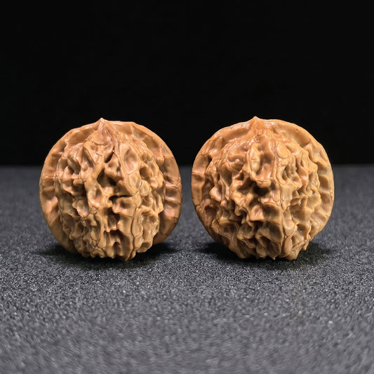 The "Happy Reunion" (He Huan) Ultra-Plump Pair | 43.0mm x 46.0mm | HH-704
