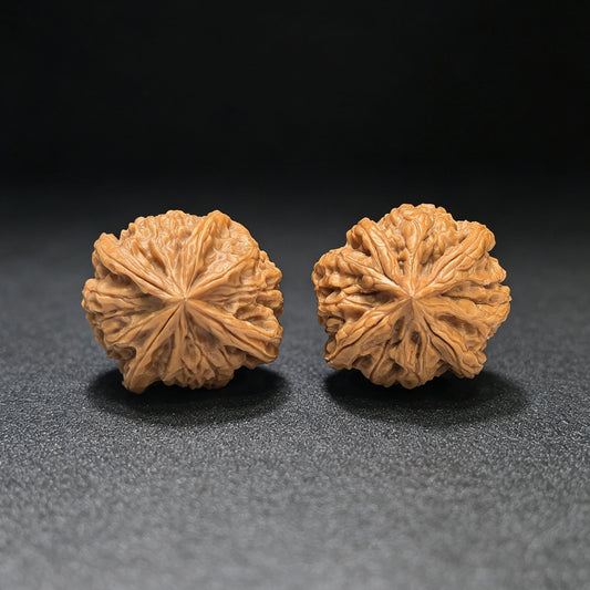 Kaiserliches Jadesiegel X-Men Yuxi Sileng X-Zhanjing Vierrippen-Wenwan-Walnusspaar | 36,0 mm x 39,0 mm | YSFN-C228E