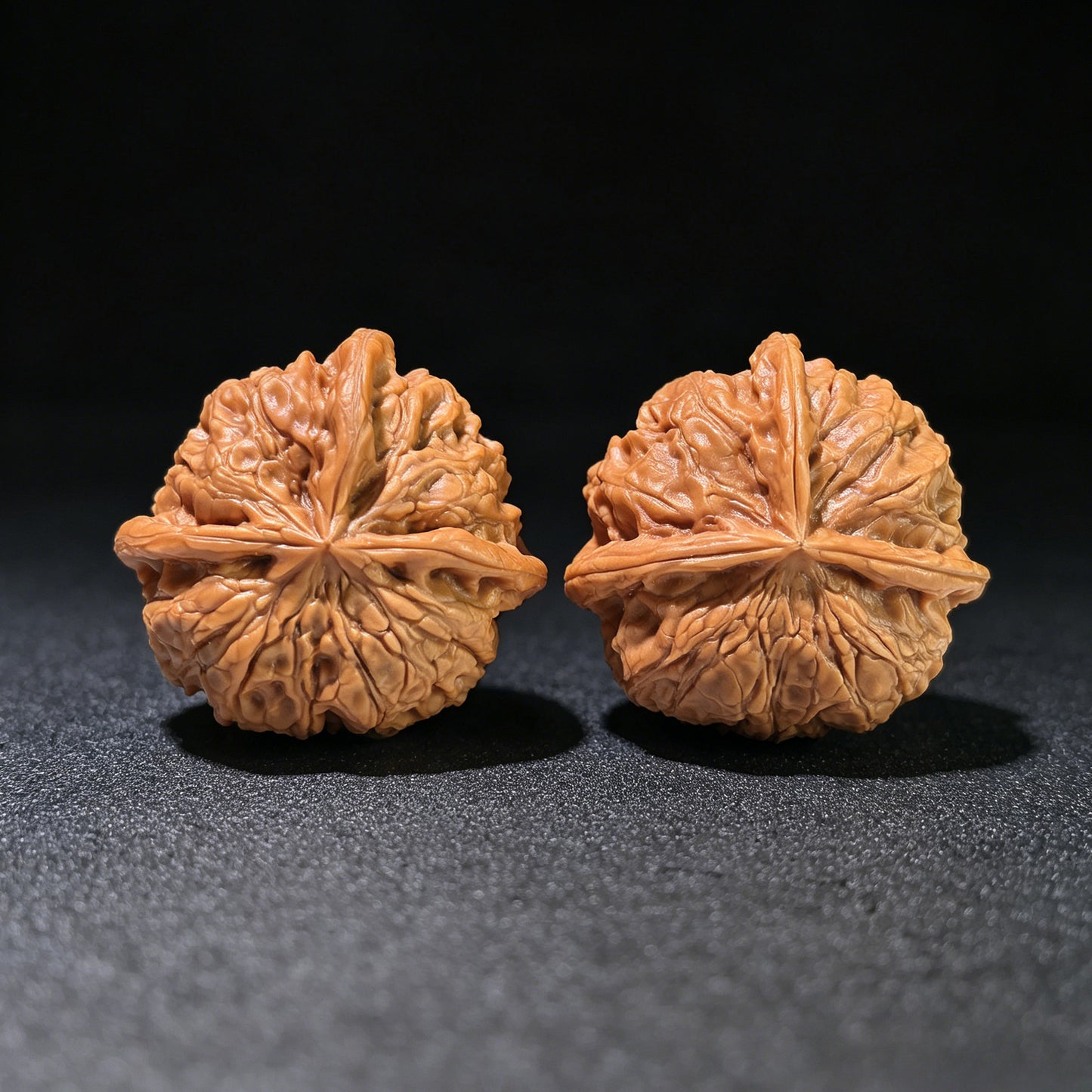 The "Yuhua Stone" Trident Three-Ridge Pair | 38.0mm x 37.0mm | YHSSN-1203E