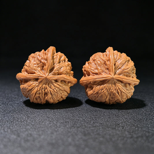 The "Yuhua Stone" Trident Three-Ridge Pair | 38.0mm x 37.0mm | YHSSN-1203E