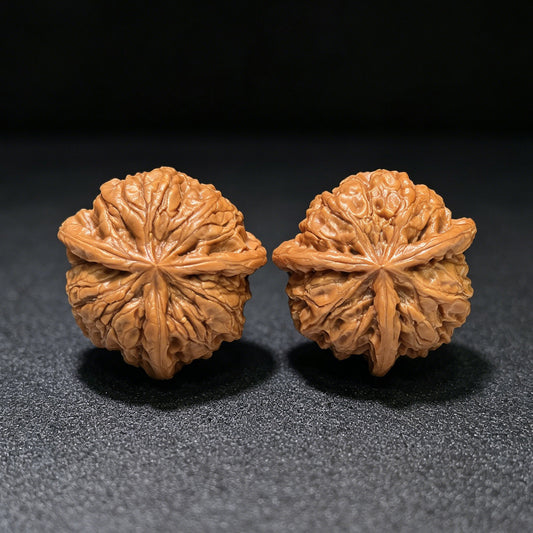 The Auspicious "Yuhua Stone Three-Ribbed Ding" Yuhua Stone Sanleng Ding High-Pile Masterpiece | 37.0mm x 38.0mm | YHSSN-406E