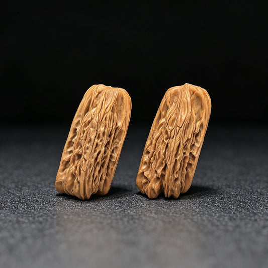 "Gold Bar" Jintiao Pocket Spinner Wenwan Walnüsse Paar | 22.0mm x 22.0mm | JT-C239E