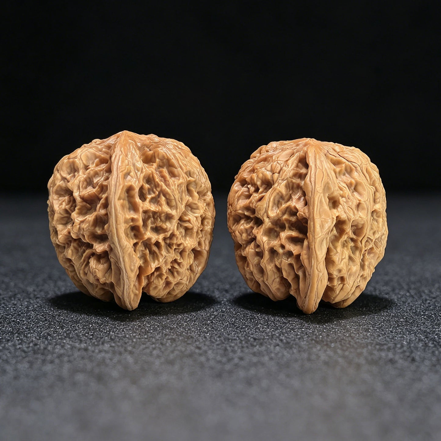 "North China General's Shoulder" Huabei Jiangjunbang Wenwan Walnuts Pair | 40.0mm x 38.0mm | HBJJB-1102