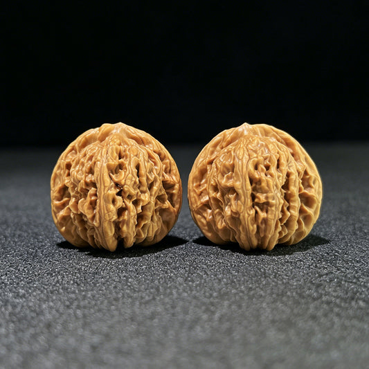 The "Four-Pavilion Tower" (Si Zuo Lou) Balanced Round Pair | 42.0mm x 42.0mm | SZL-806