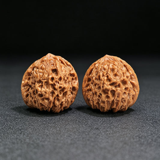 "Grand Reunion / Great Sphere" Datuanyuan DTY-17C6C Low-Profile Wenwan Walnuts Pair | 41.0mm x 41.0mm | DTY-17C6C