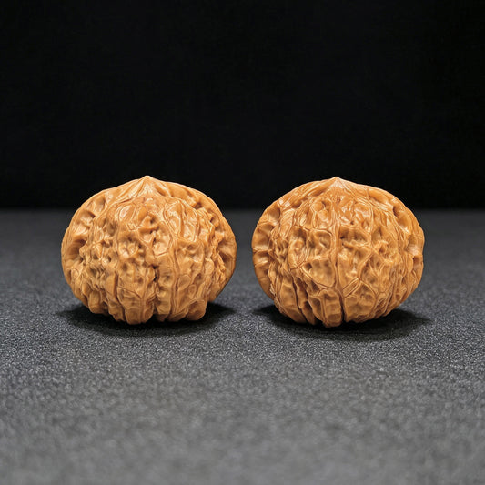 "Little Pumpkin" Xiao Nangua NGD-1501C Low-Profile Wenwan Walnuts Pair | 41.0mm x 43.0mm | NGD-1501C