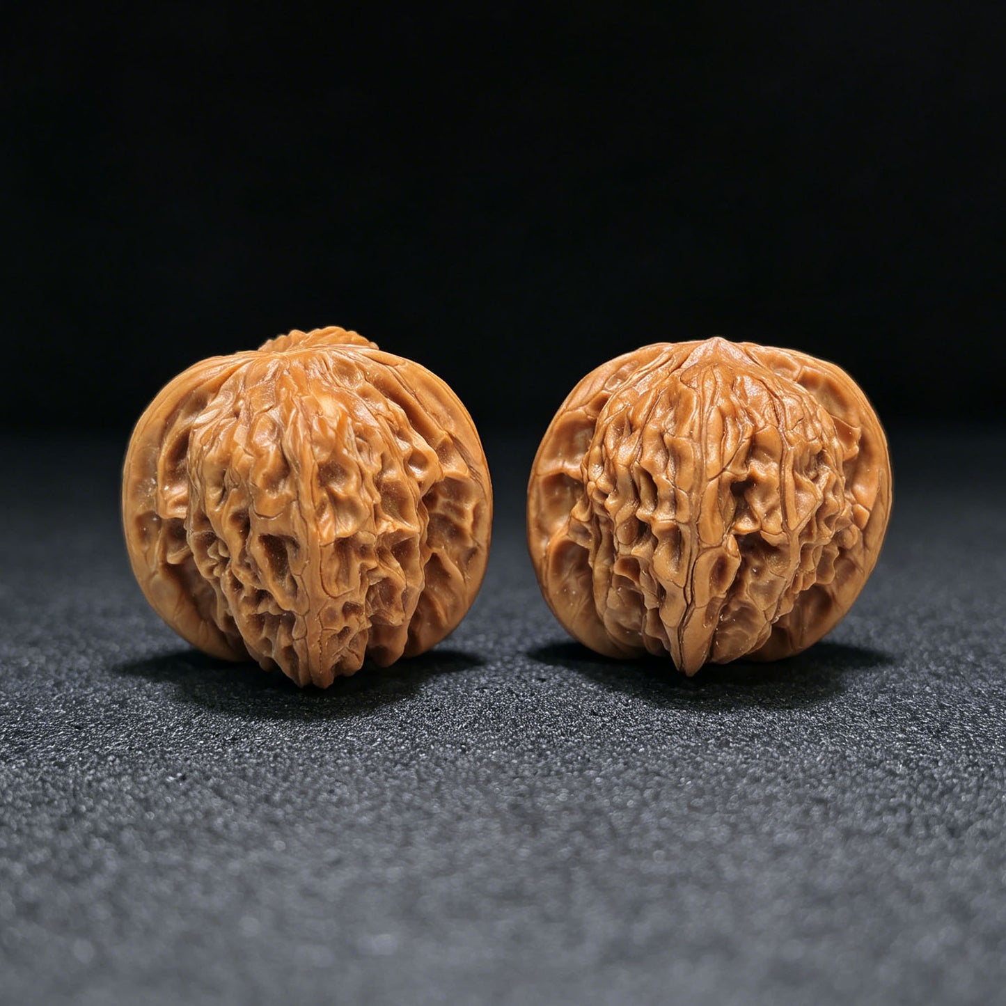 "Millstone" Mopan Wenwan Walnuts Pair | 36.0mm x 37.0mm | MP-1401