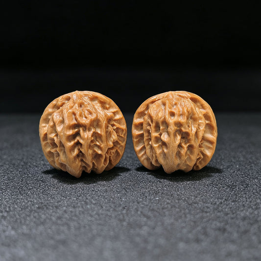 "Cao Dalong" Cao Dalong CDL-1601 Low-Profile Wenwan Walnuts Pair | 35.0mm x 36.0mm | CDL-1601