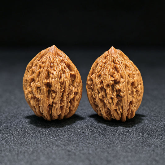 "Wild Cultivar" Yesheng Wenwan Walnüsse (Paar) | 34.0mm x 36.0mm | Artikelnummer: YS-1101