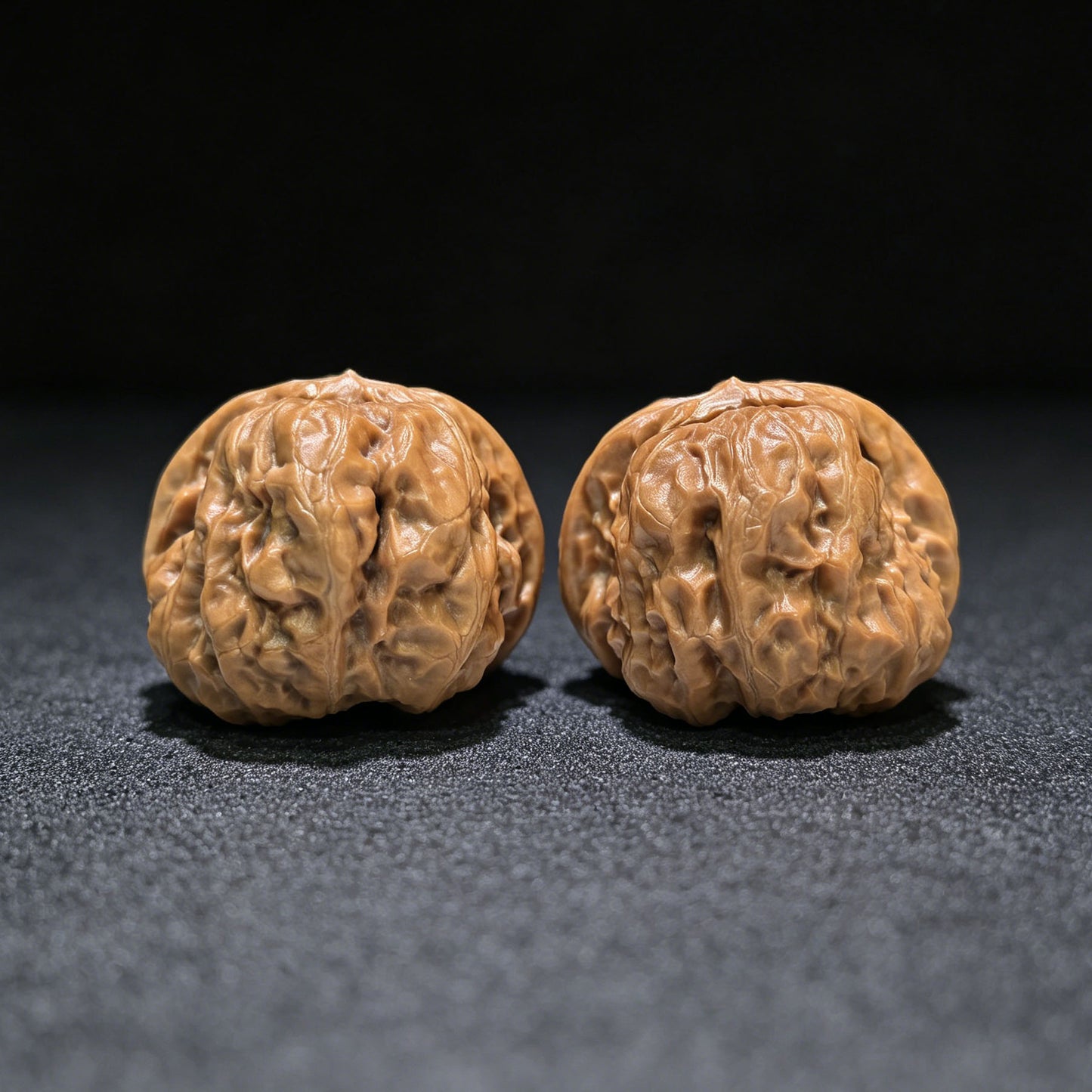 "Toad Head" Hamatou Wenwan Walnuts (Pair) | 38.0mm x 38.0mm | Stock ID: W-1107