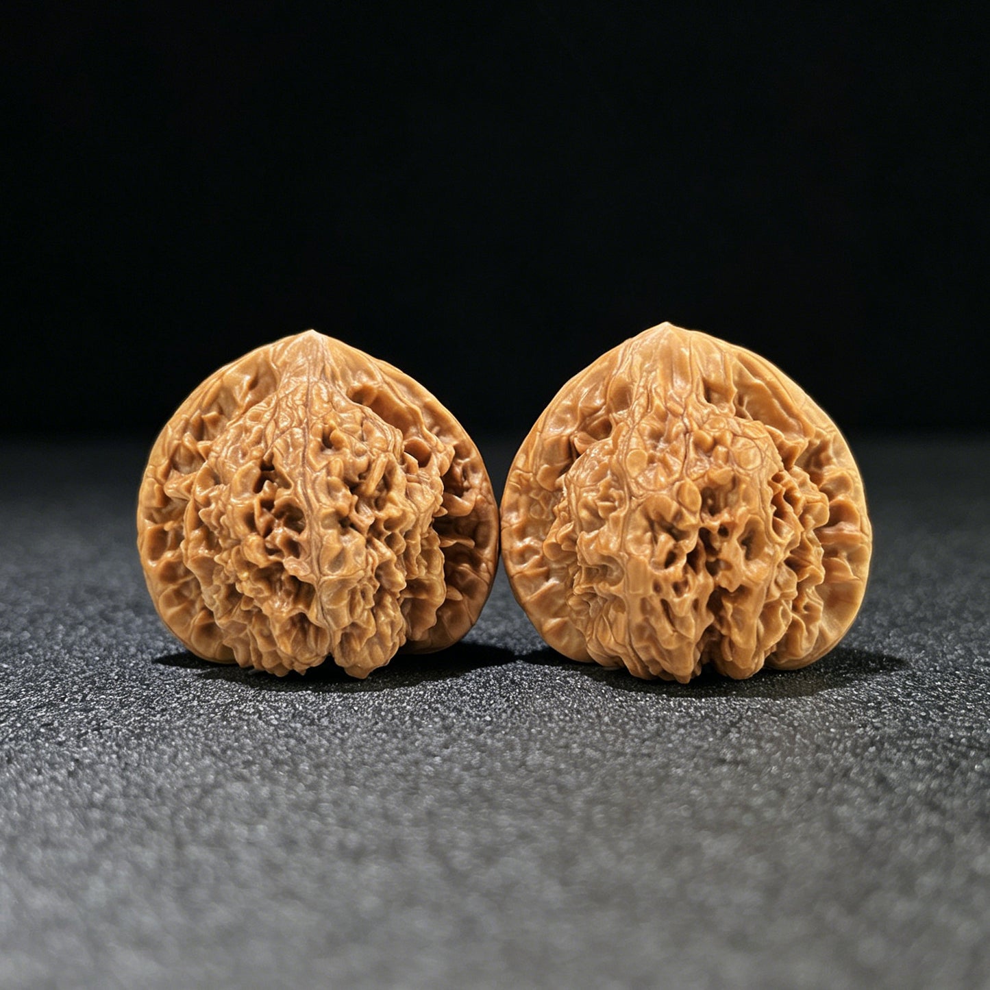 The "Grand Official's Hat" (Da Guan Mao) Collector-Scale Broad Edge Pair | 49.0mm x 39.0mm | DGM-903