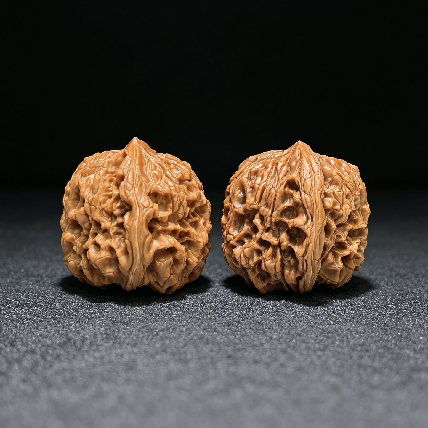 "Chubby Pier" Mendun Wenwan Walnuts Pair | 42.0mm x 45.0mm | MD-1501C
