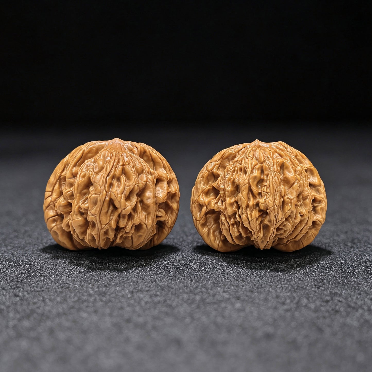 "Liger" Shihushou Low-Profile Wenwan Walnuts Pair | 49.0mm x 45.0mm | SFS-1501C