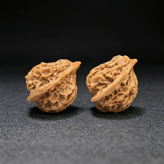 "Little Bird" Xiaoniao Wenwan Walnuss-Paar | 34.0mm x 33.0mm | YL-01SY