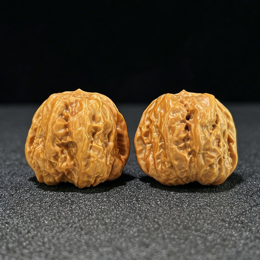 The "Imperial Wealth Toad" (Ha Ma Tou) Premium Deep-Belly Pair | 36.0mm x 38.0mm | W-1005
