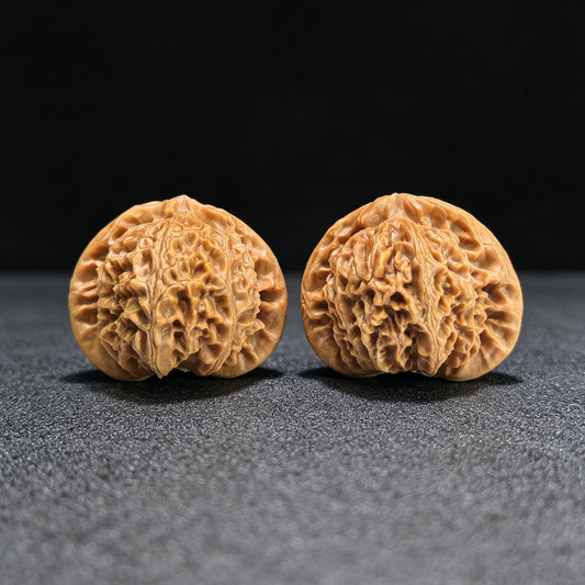 „Palastlaterne“ Gongdeng Wenwan Walnüsse Paar | 40,0 mm x 35,0 mm | GD-1405