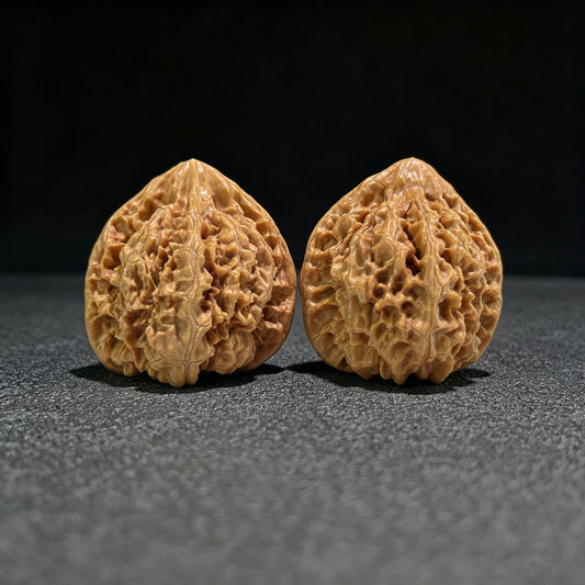 The "Official's Hat" (Da Guan Mao) Ultra-Giant Showpiece Pair | 49.0mm x 42.0mm | DGM-801