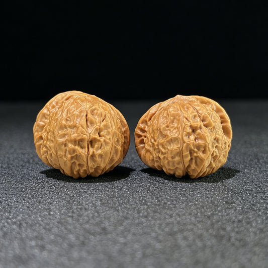 The "Squat Pumpkin" (Nan Gua Dun) Deep-Bellied Giant Pair | 44.0mm x 45.0mm | NGD-802