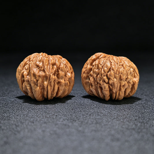 "Huakun Dragon" Huakunlong Wenwan Walnuss-Paar | 48,0 mm x 46,0 mm | HKL-1551C