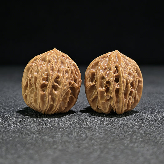 The "Coiling Dragon" (Pan Long Wen) Full-Bellied Pocket Pair | 35.0mm x 38.0mm | PLW-709
