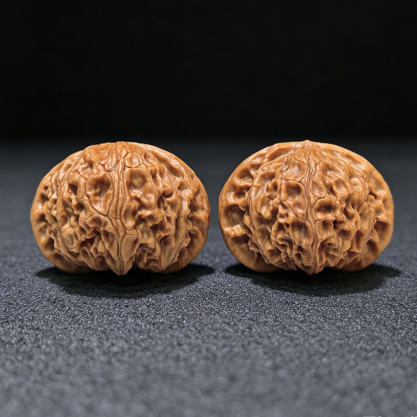 "Palace Lantern" Gongdeng Wenwan Walnuts (Pair) | 43.0mm x 40.0mm | Stock ID: GD-1102