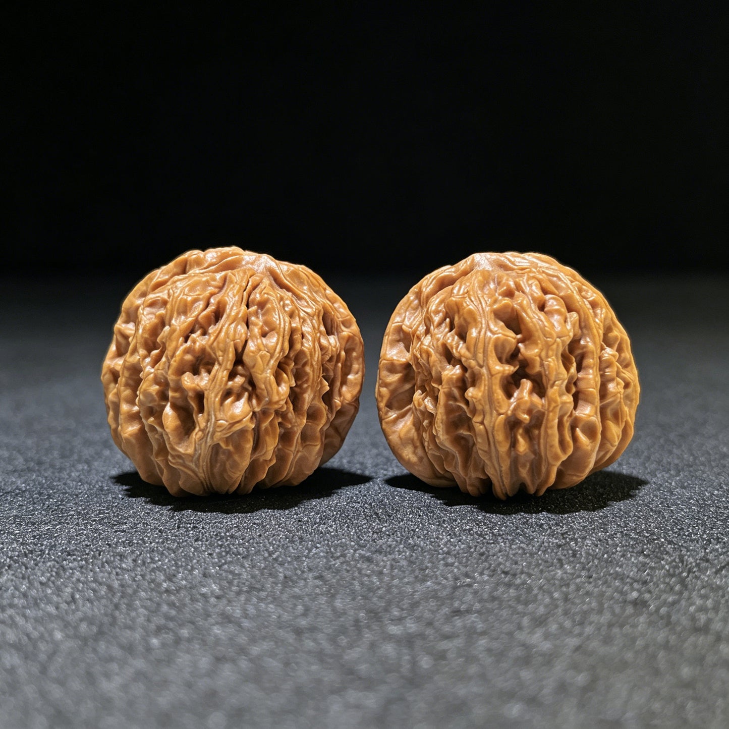 "Four-Story Tower" Sizuolou Wenwan Walnuts (Pair) | 41.0mm x 39.0mm | Stock ID: SZL-1111