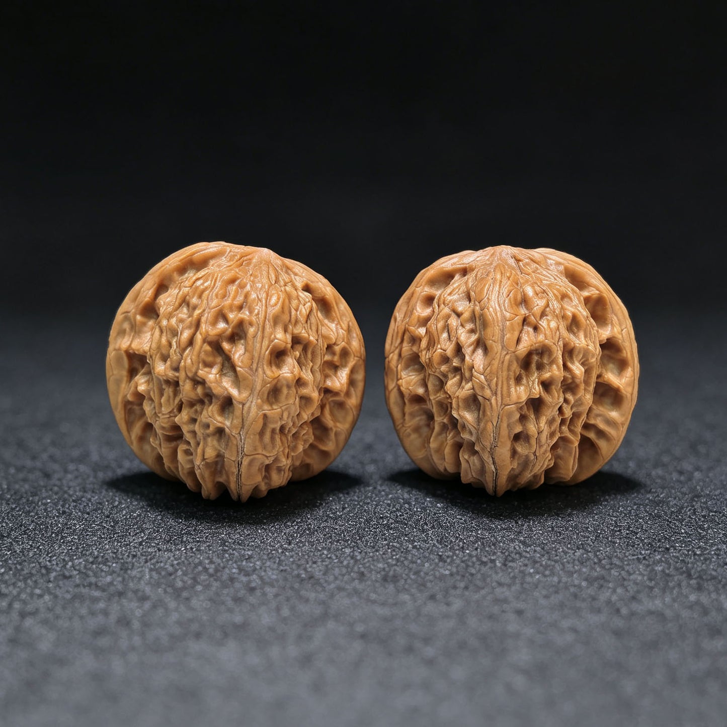"Tall Stature Millstone" Gaozhuang Mopan MP-1404 Classic Wenwan Walnuts Pair | 36.0mm x 35.0mm | MP-1404
