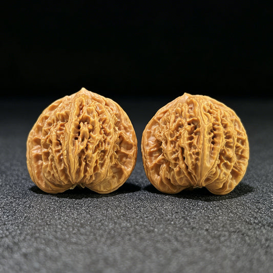 The "Coiled Dragon Pattern" (Panlongwen) Premium Low-Profile Pair | 45.0mm x 35.0mm | Classic Ingot Posture | PLW-1001