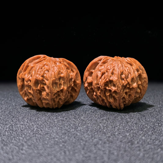 The "Millstone" (Mo Pan Lion Head) Perfectly Balanced Boutique Pair | 45.0mm x 43.0mm | MP-1206C