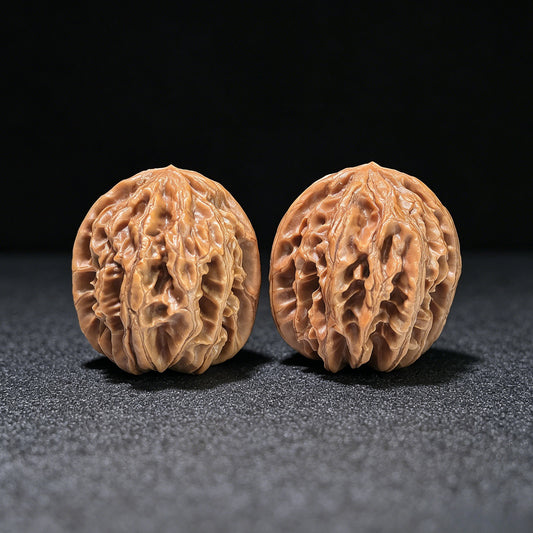 The Petit "Coiling Dragon" (Pan Long Wen) Full-Bellied Pair | 33.0mm x 35.0mm | PLW-705
