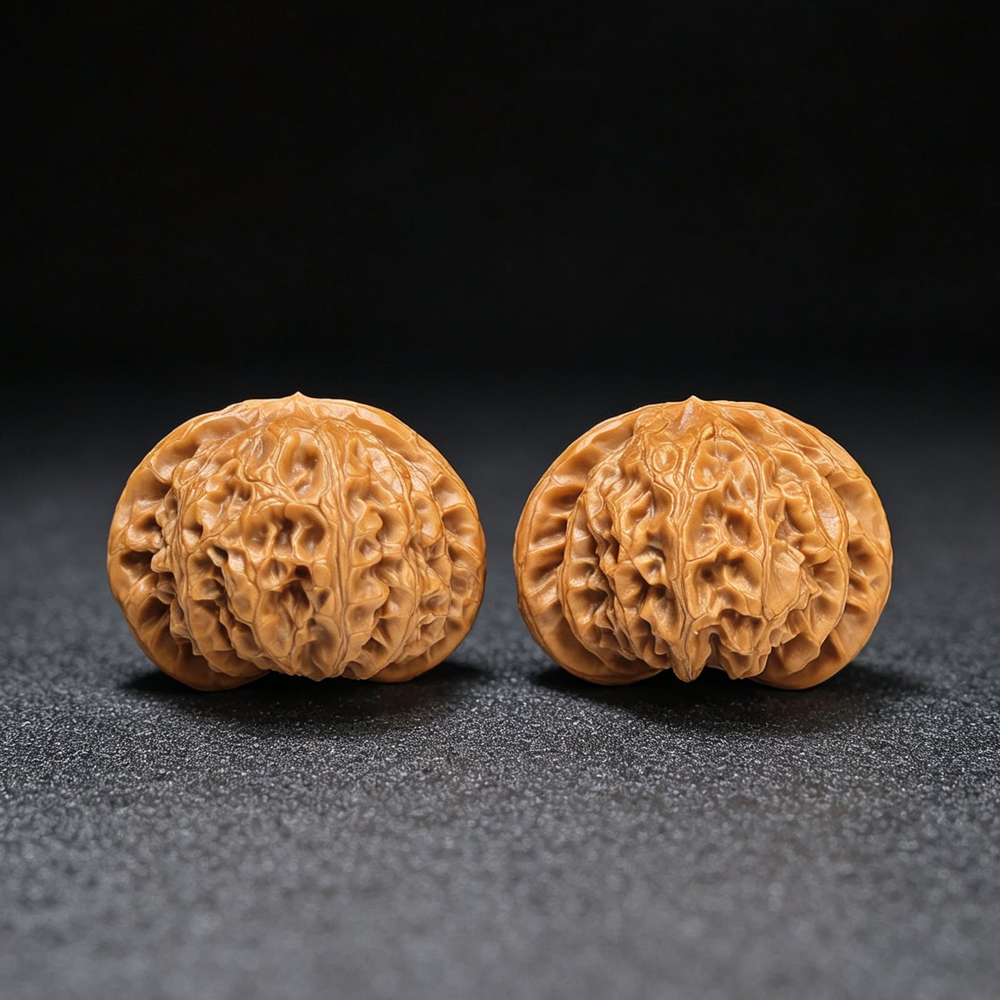 "Palace Lantern" Gongdeng GD-17E6 Low-Profile Wenwan Walnuts Pair | 42.0mm x 40.0mm | GD-17E6