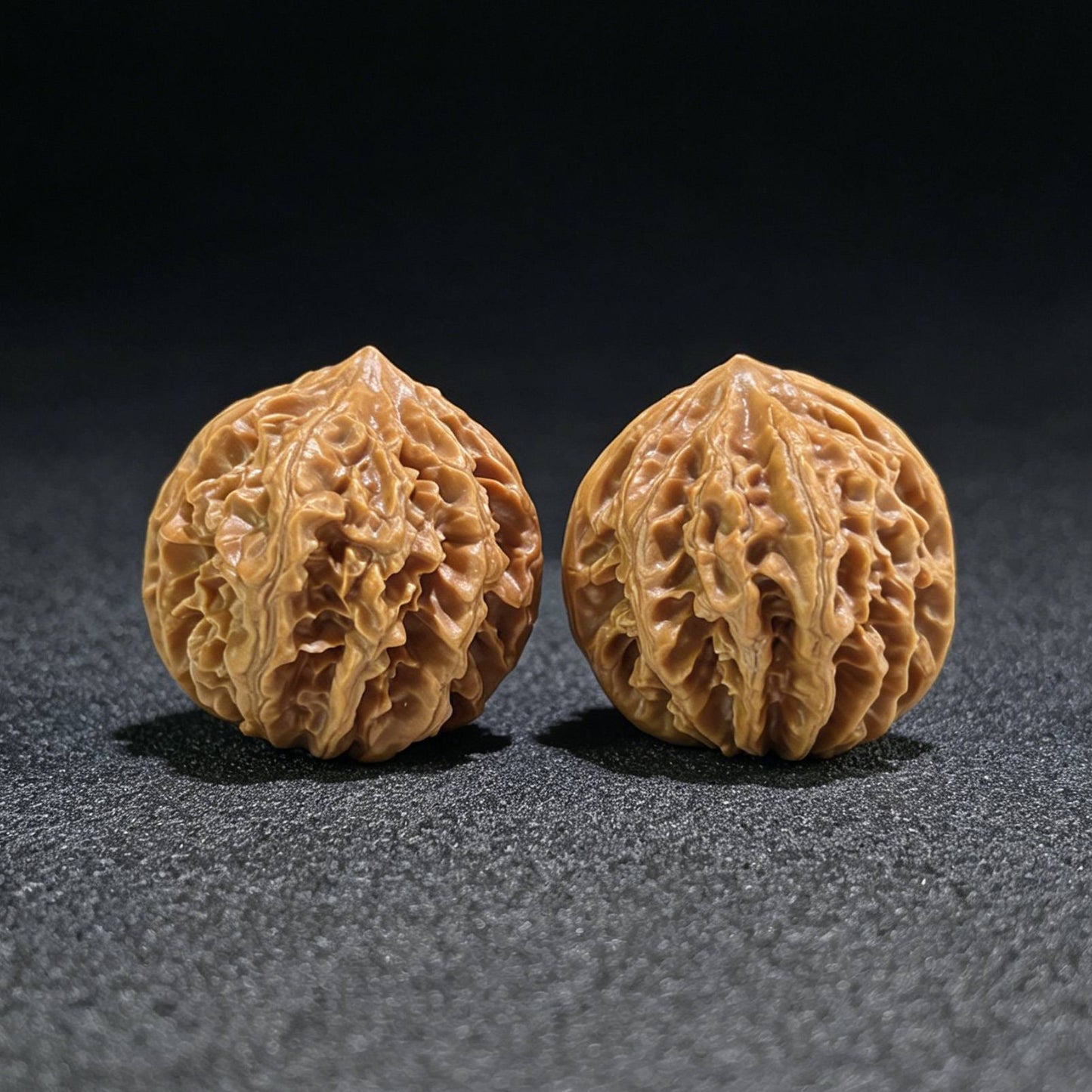 The "Coiling Dragon" (Pan Long Wen) Full-Bellied Pair | 37.0mm x 39.0mm | PLW-703