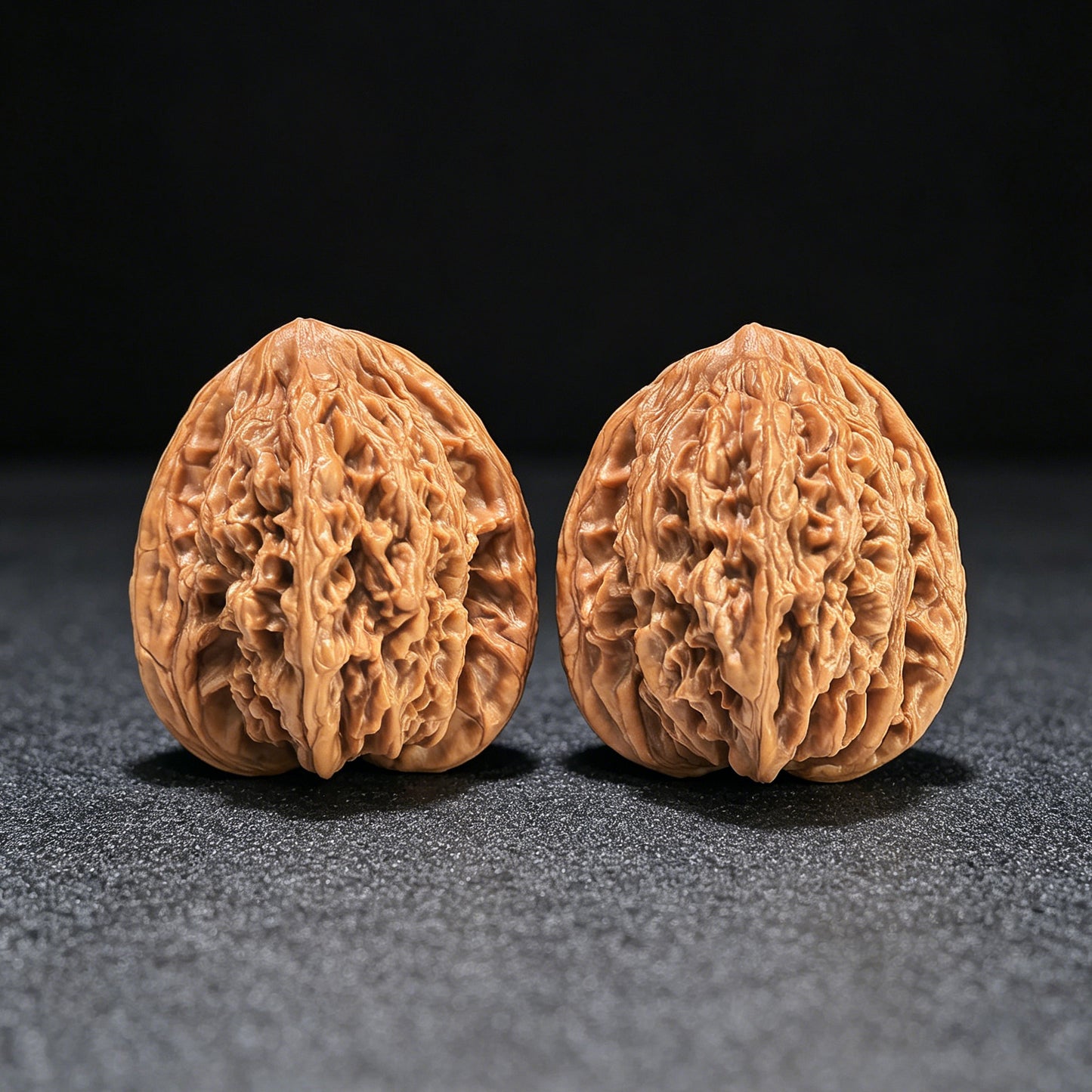 The "Wheat Ear Tiger Head" (Mai Sui Hu Tou) Classic Symmetrical Pair | 41.0mm x 39.0mm | MSHT-1401