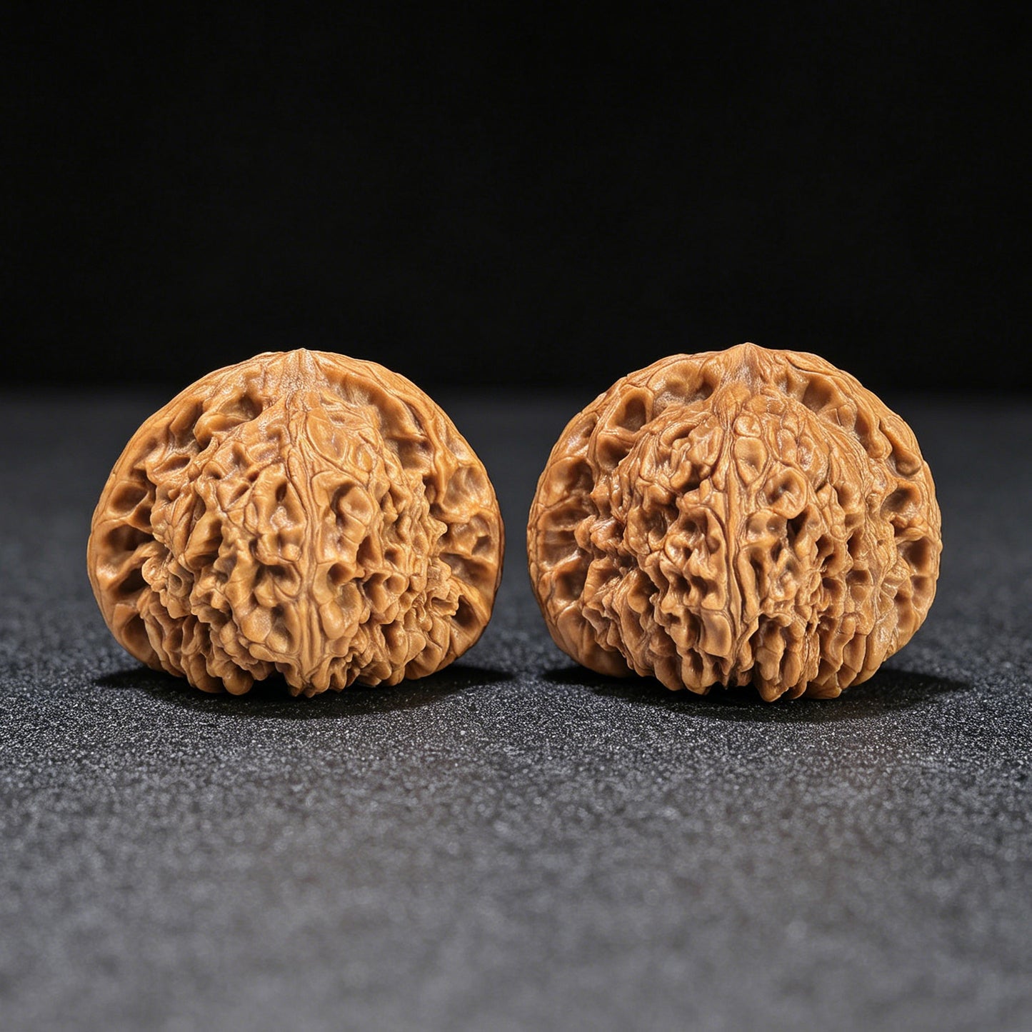 Nanjiangshi Scholar Walnuts "Spherical Heart" Variant | Premium Select 46.0mm x 43.0mm | Stock ID: NJS-1303C