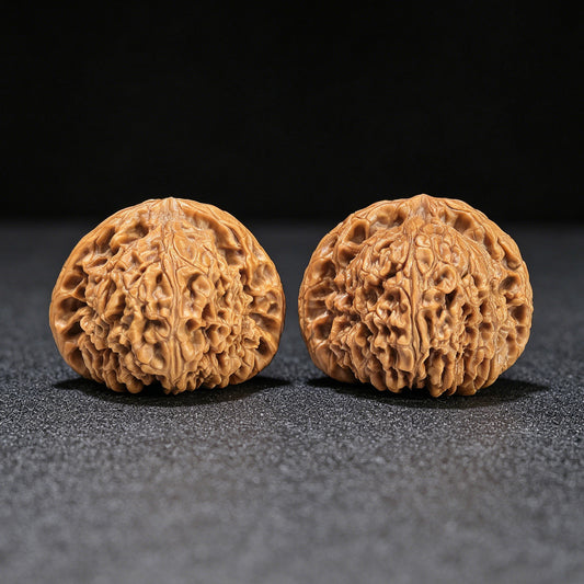 Nanjiangshi Scholar Walnuts "Spherical Heart" Variant | Premium Select 46.0mm x 43.0mm | Stock ID: NJS-1303C