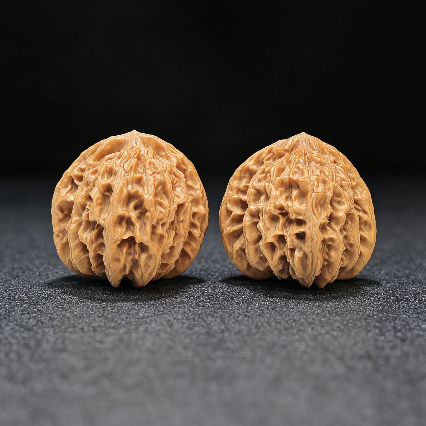 "Spherical Rosy Cloud Ridge" Qiuxing Xiayunling Low-Profile Wenwan Walnuts Pair | 43.0mm x 43.0mm | XYL-1501C