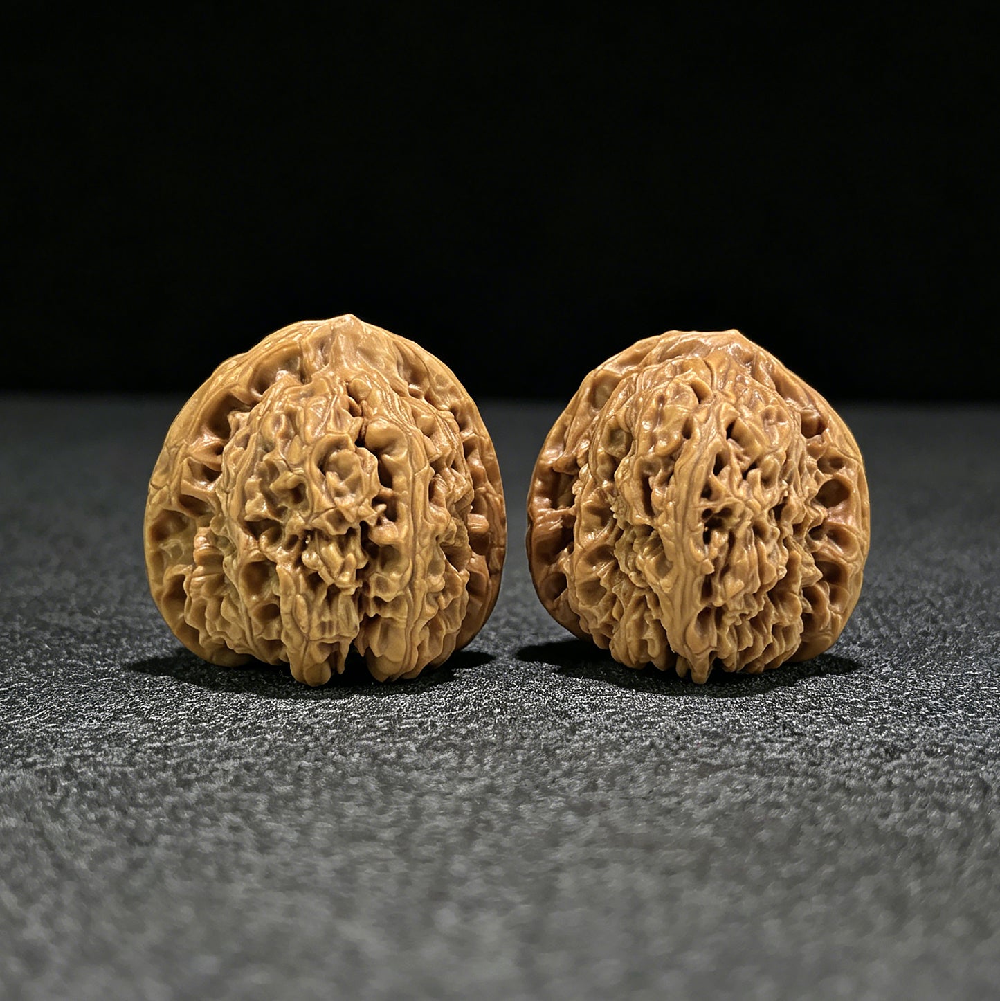 The "Nanjiang Stone" (Nan Jiang Shi) Full-Bellied EDC Pair | 35.0mm x 36.0mm | NJS-902
