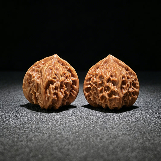 The "Coral Tower" (Shan Hu Ta) Ergonomic Pocket Pair | 34.0mm x 33.0mm | SHT-702