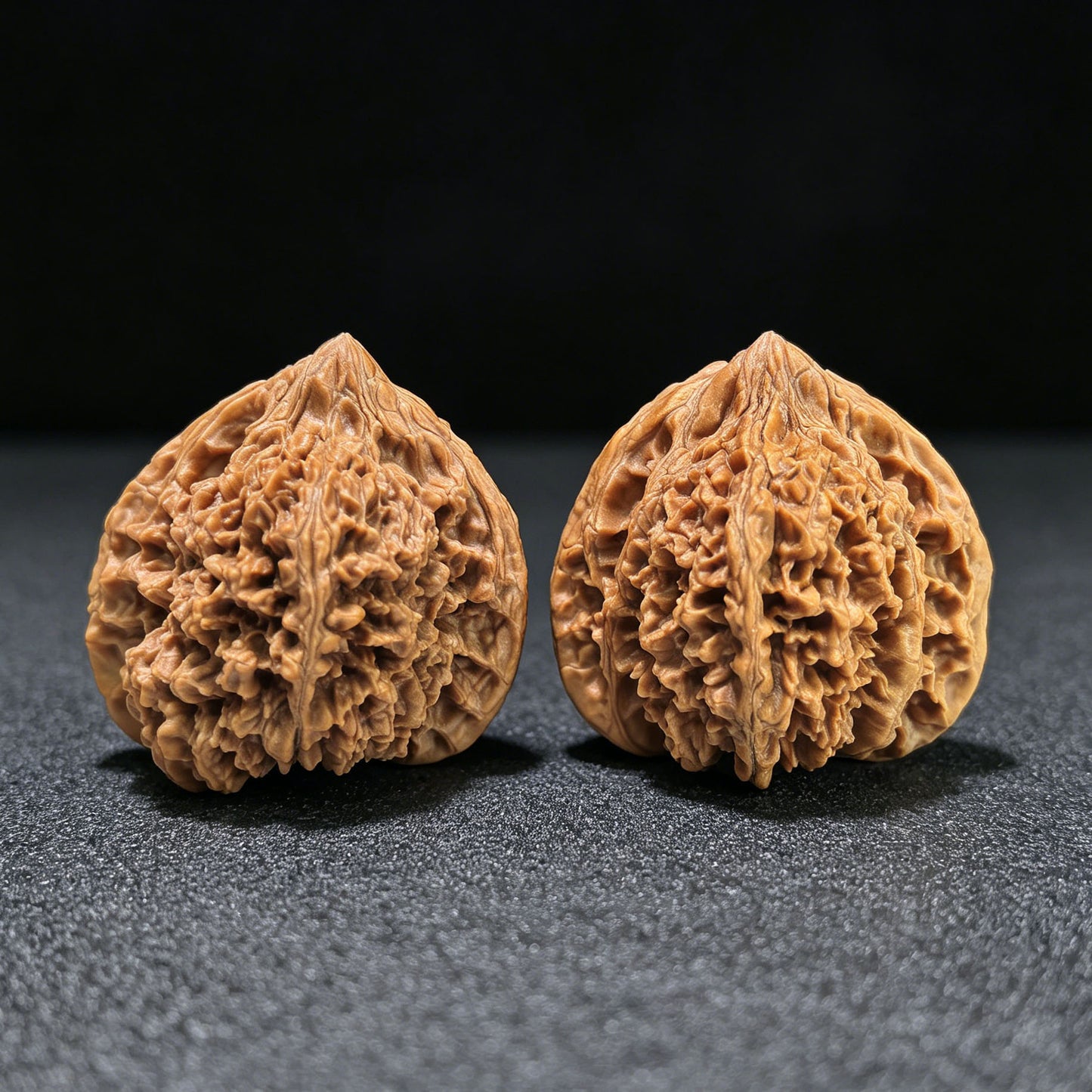 "Starry Sky" Mantianxing Wenwan Walnuts (Pair) | 42.0mm x 40.0mm | Stock ID: MTX-1402