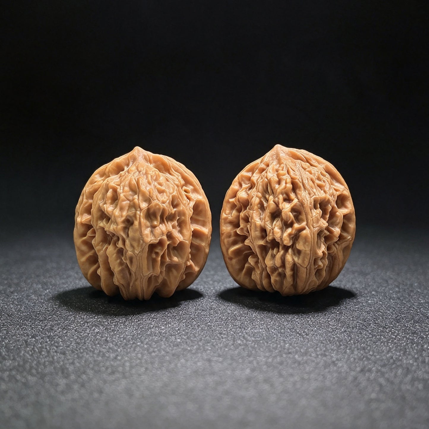 "Beijing Xiayun Ridge" Beijing Xiayunling XYL-SY1A2 Classic Wenwan Walnuts Pair | 32.0mm x 32.0mm | XYL-SY1A2