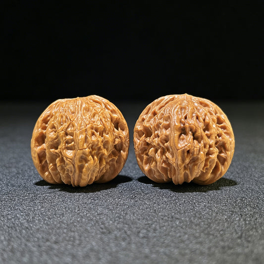 The "Heritage Millstone" (Mo Pan) Select Miniature Finger-Twirling Pair | 38.0mm x 38.0mm | 1:1 Perfect Isometric Match | MP-1105